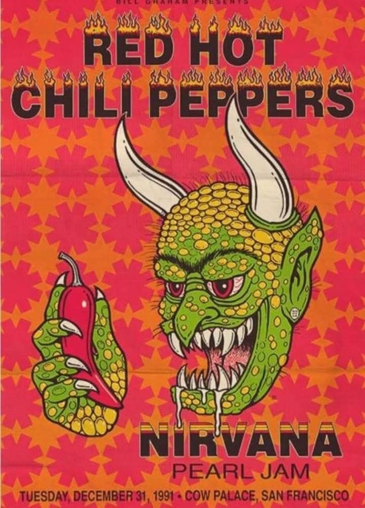 Dec. 31, 1991 at the Cow Palace in San Francisco celebrates the