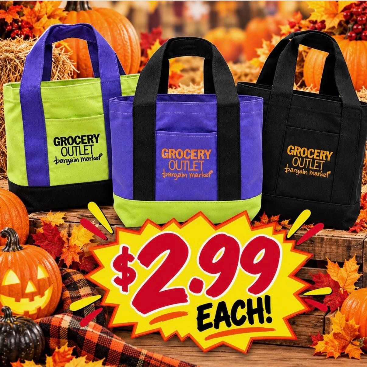 Our Halloween canvas bag giveaway is tomorrow starting at 6am! The ...