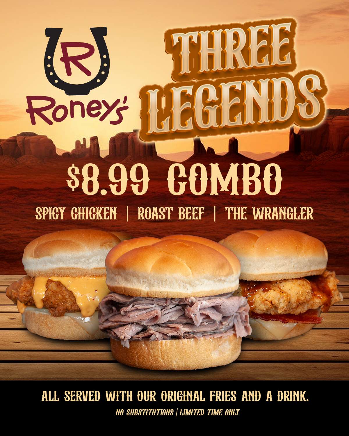 Roney's - Just in time for #NationalSandwichDay the three... | Facebook