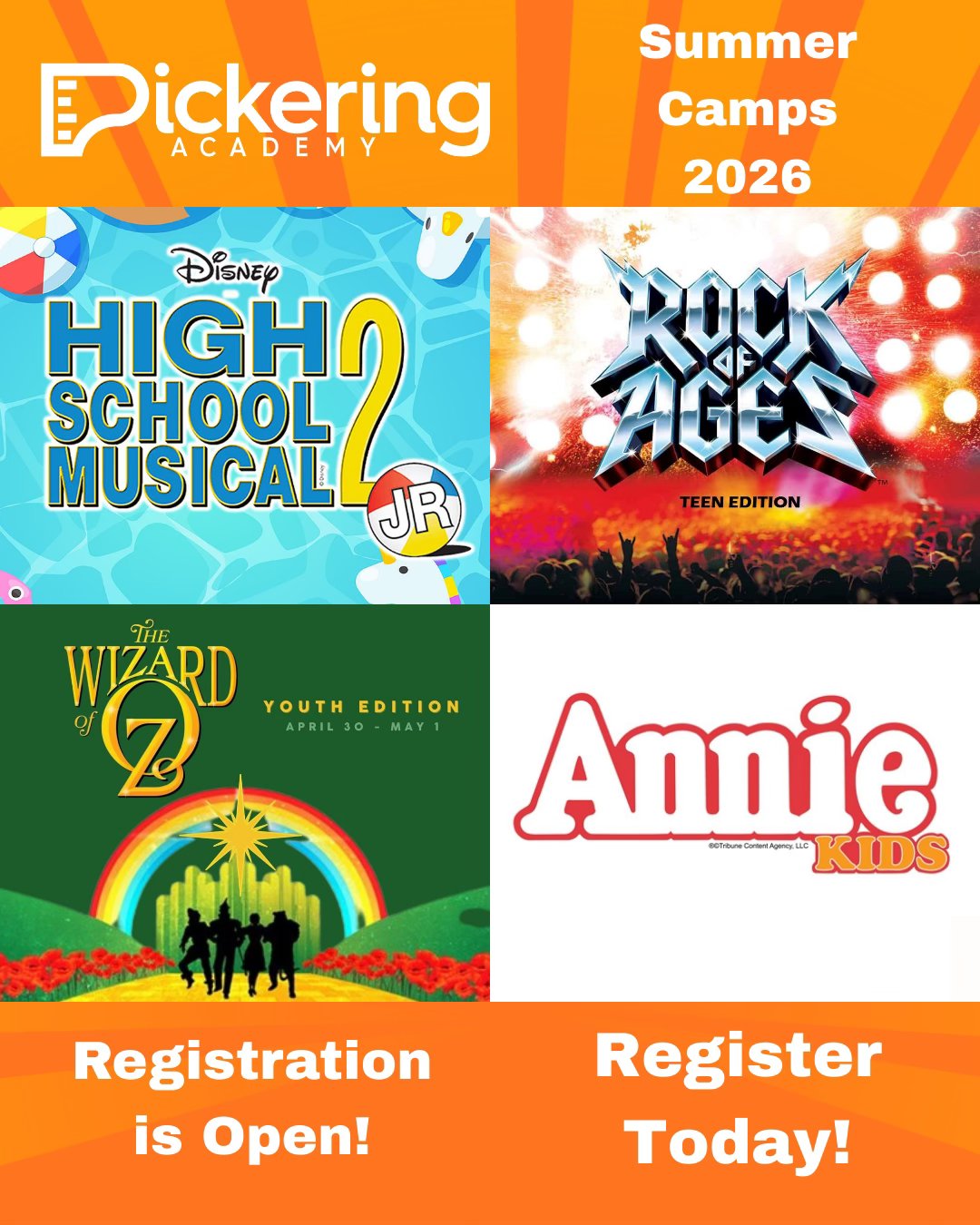 It's Showtime! What are you waiting... - Pickering Academy | Facebook