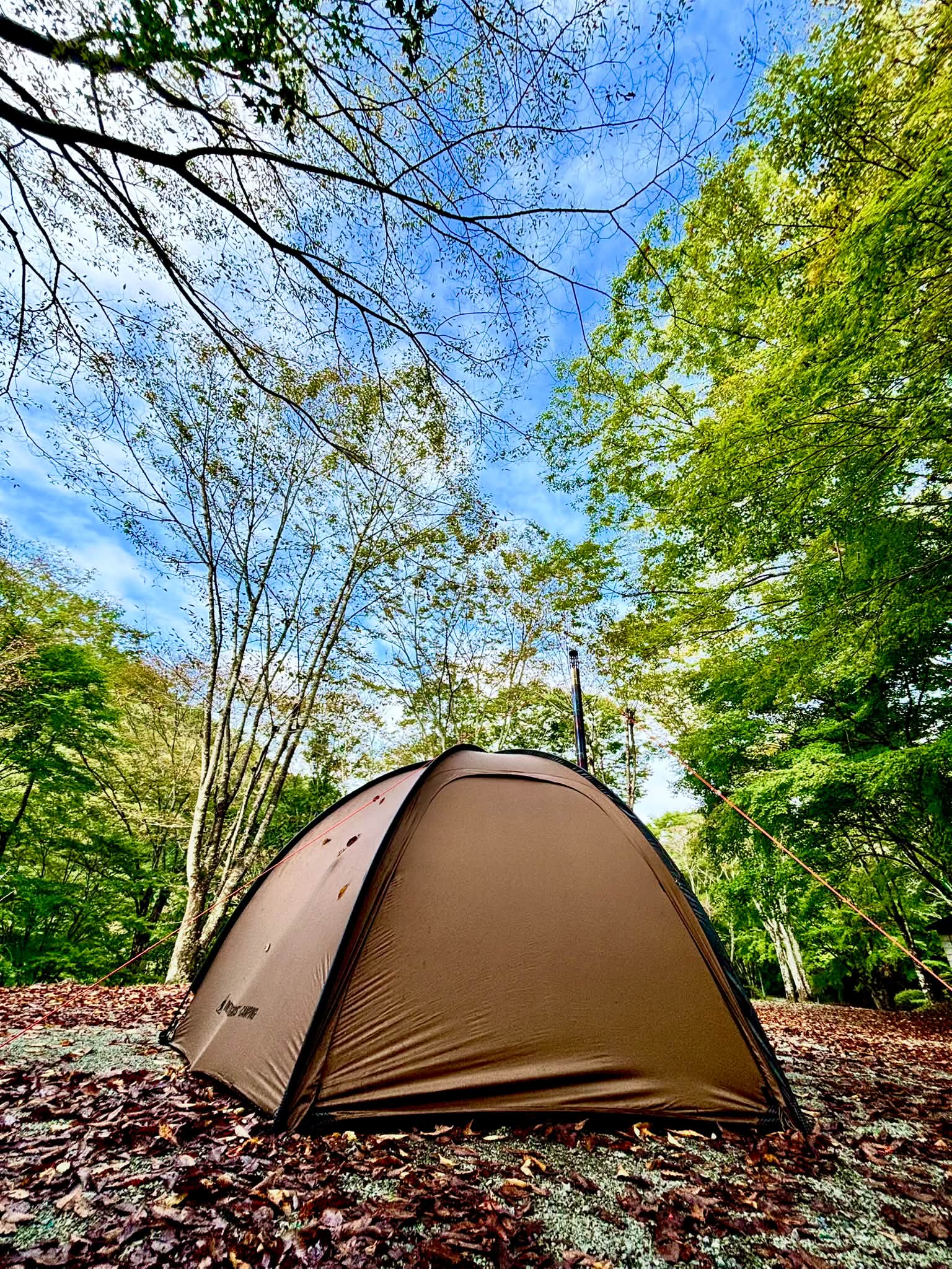 前回と同じ東神楽のキャンプ場にて1泊🏕 去年の秋に格安で買った
