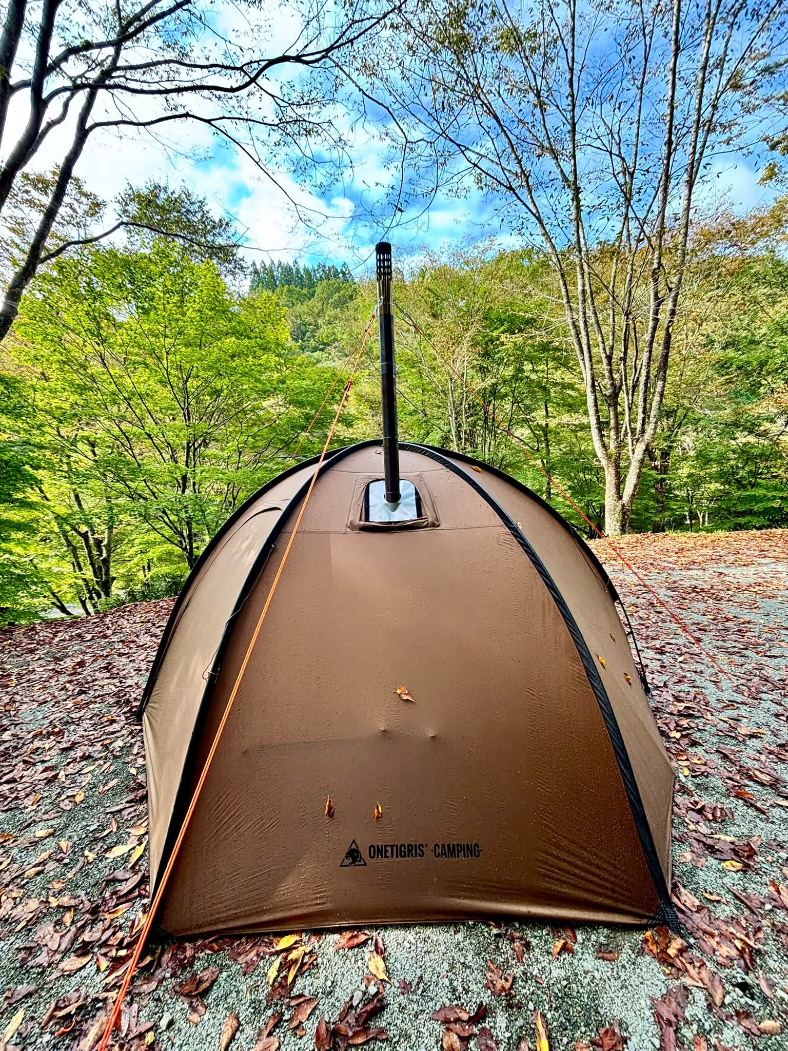 前回と同じ東神楽のキャンプ場にて1泊🏕 去年の秋に格安で買った