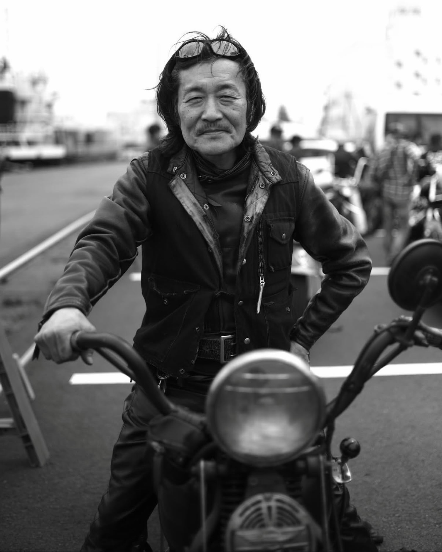 Langlitz Leathers' Columbia jacket in Japan