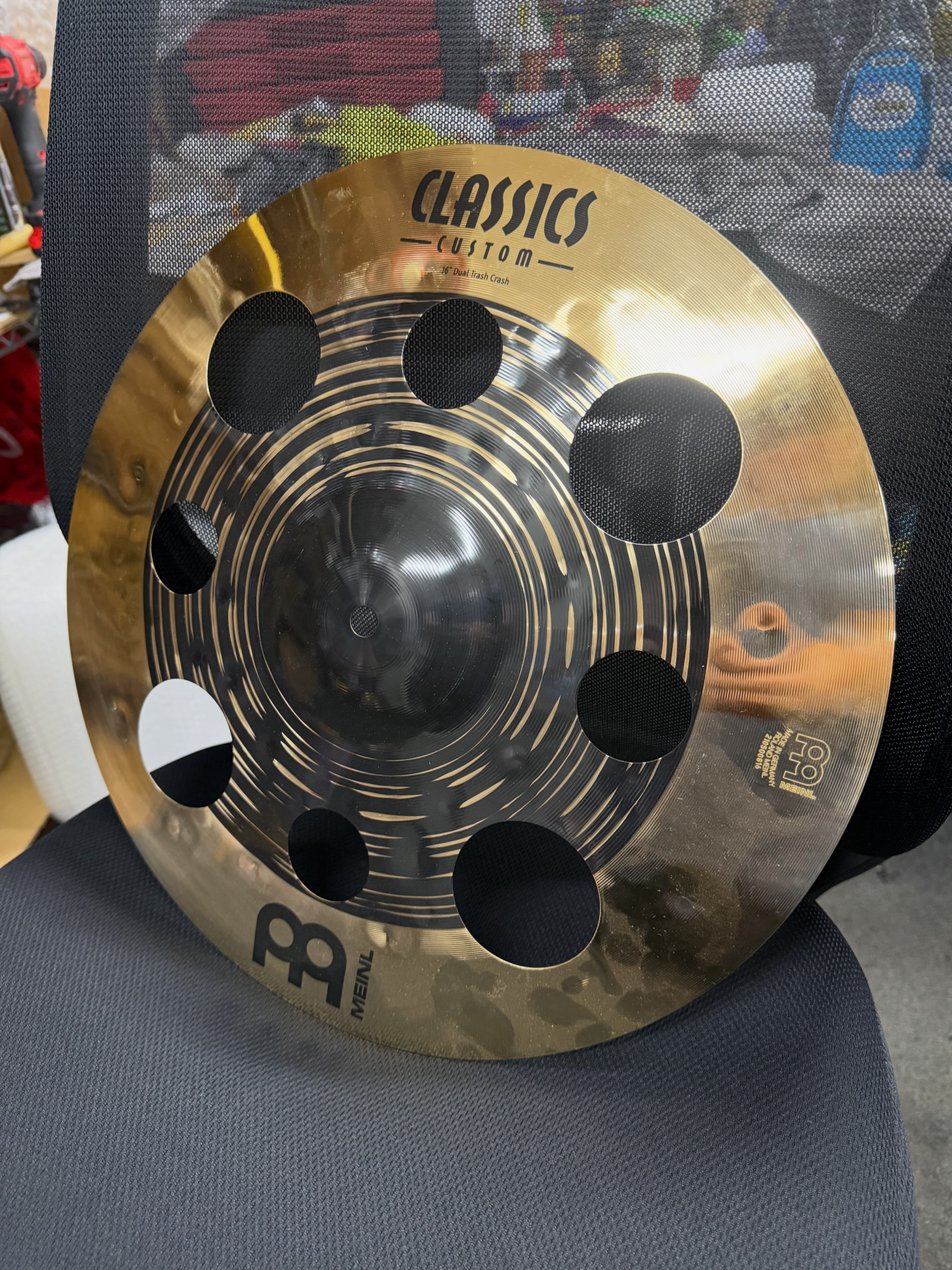 $165 Meinl 16” Classics Custom Dual trash Crash. Used great shape