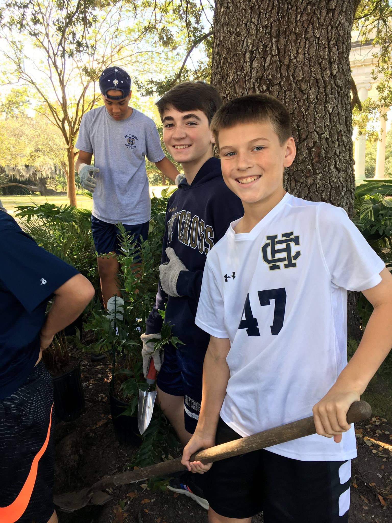 Today our 7th graders participated in... - Holy Cross School