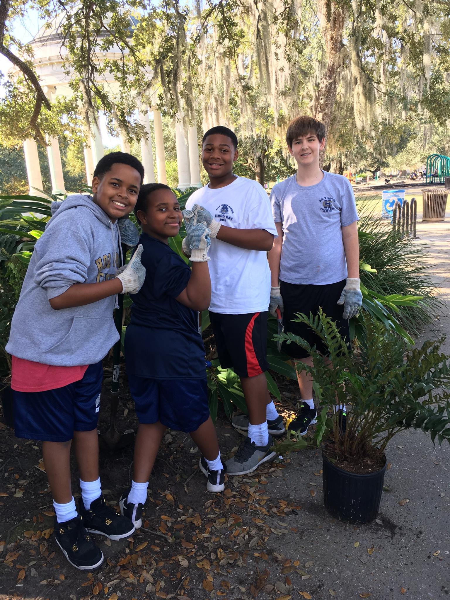 Today our 7th graders participated in... - Holy Cross School