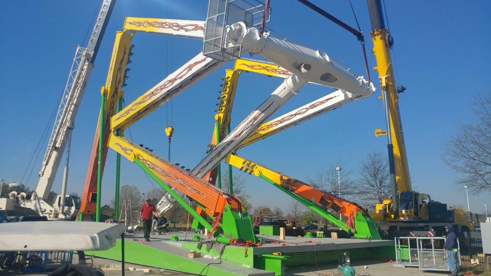 KMG Rides - Step by step...The Beast rises. Pavilion Park,...