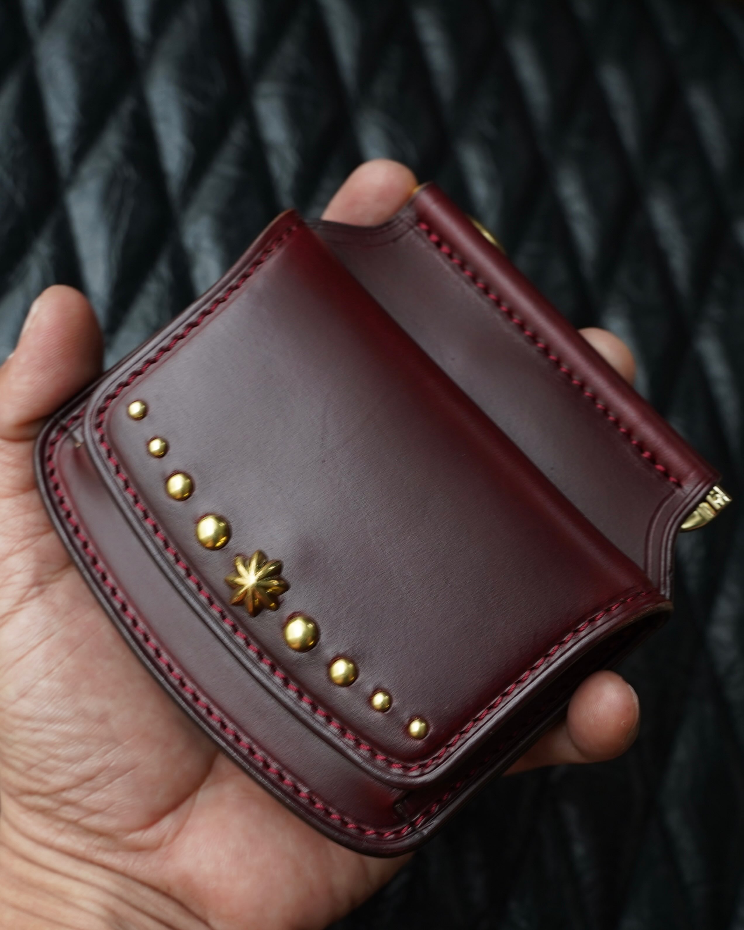 MARYAM HORSE BUTT エイジング 6T leather works マネークリップ