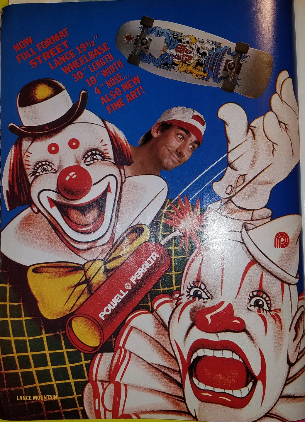 Skater's vintage Powell Peralta banner and memorabilia