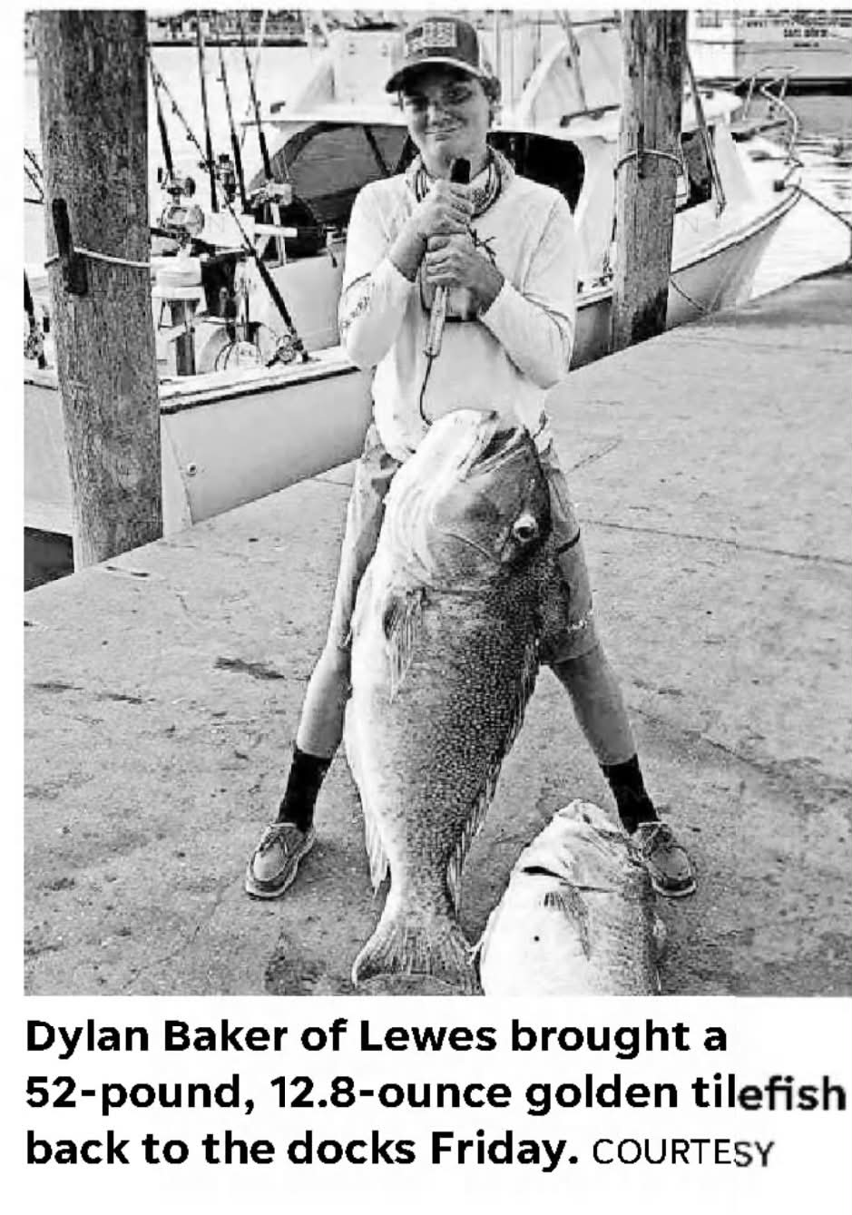 Danny Kawaguchi catches 37.9 pound golden tilefish