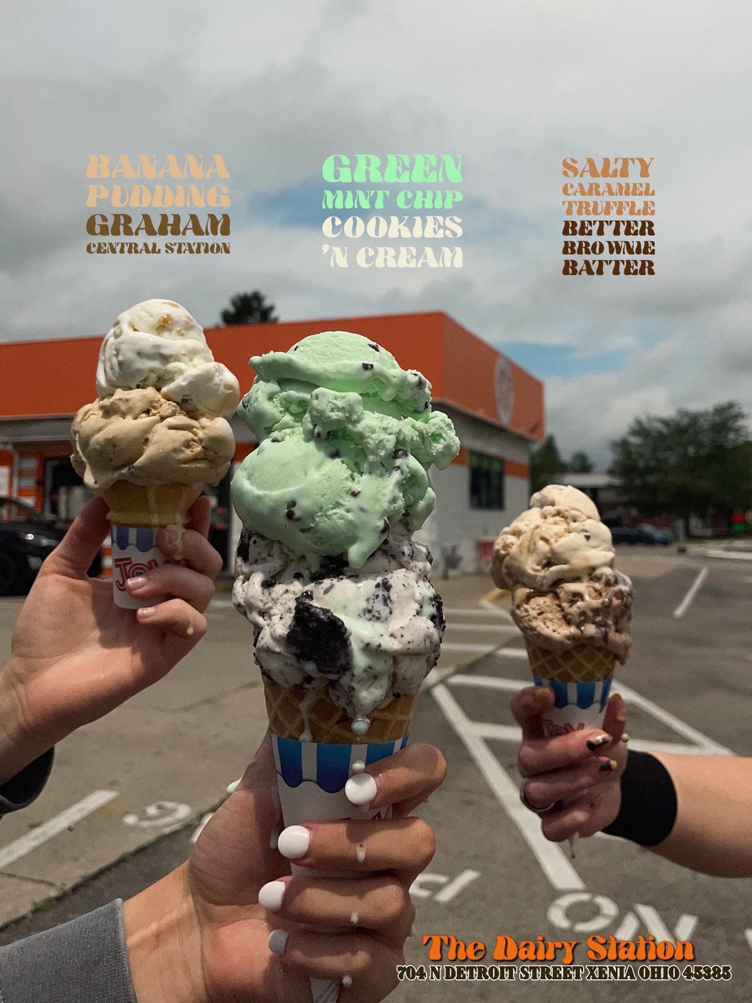 The Dairy - Suns out, scoops up, melting in slow motion 🌞 Double up and ...