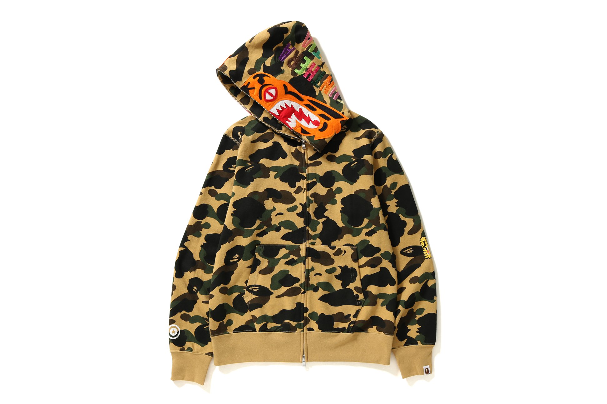 1ST CAMO TIGER FULL ZIP HOODIE Releasing on March 10. #bape