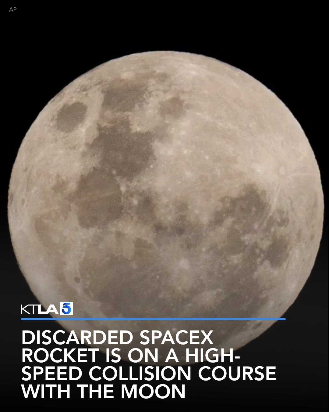 KTLA - A drifting SpaceX rocket is on a collision course with the