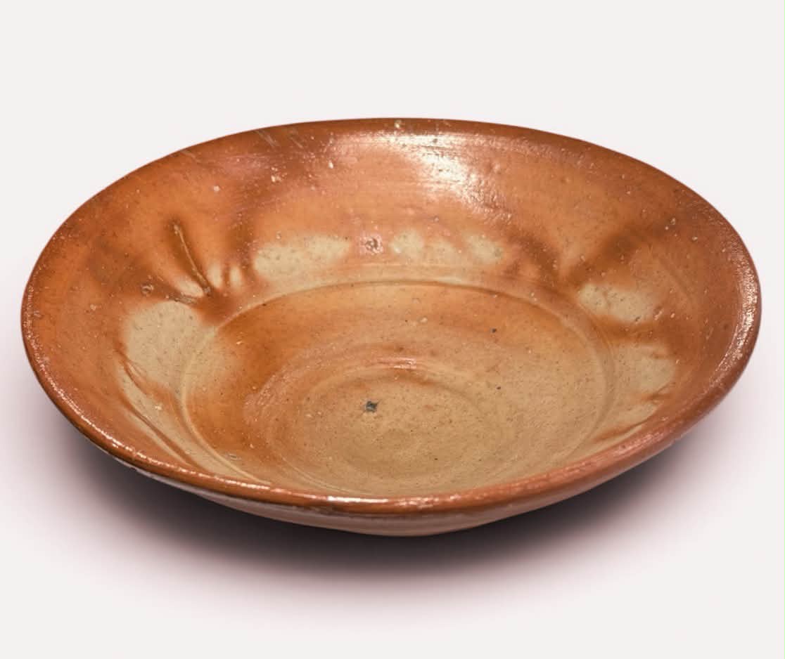 金重陶陽　備前火襷茶碗 金重陶陽 / 備前緋襷平茶碗 】 Kaneshige Toyo , bizenware , tea bowl