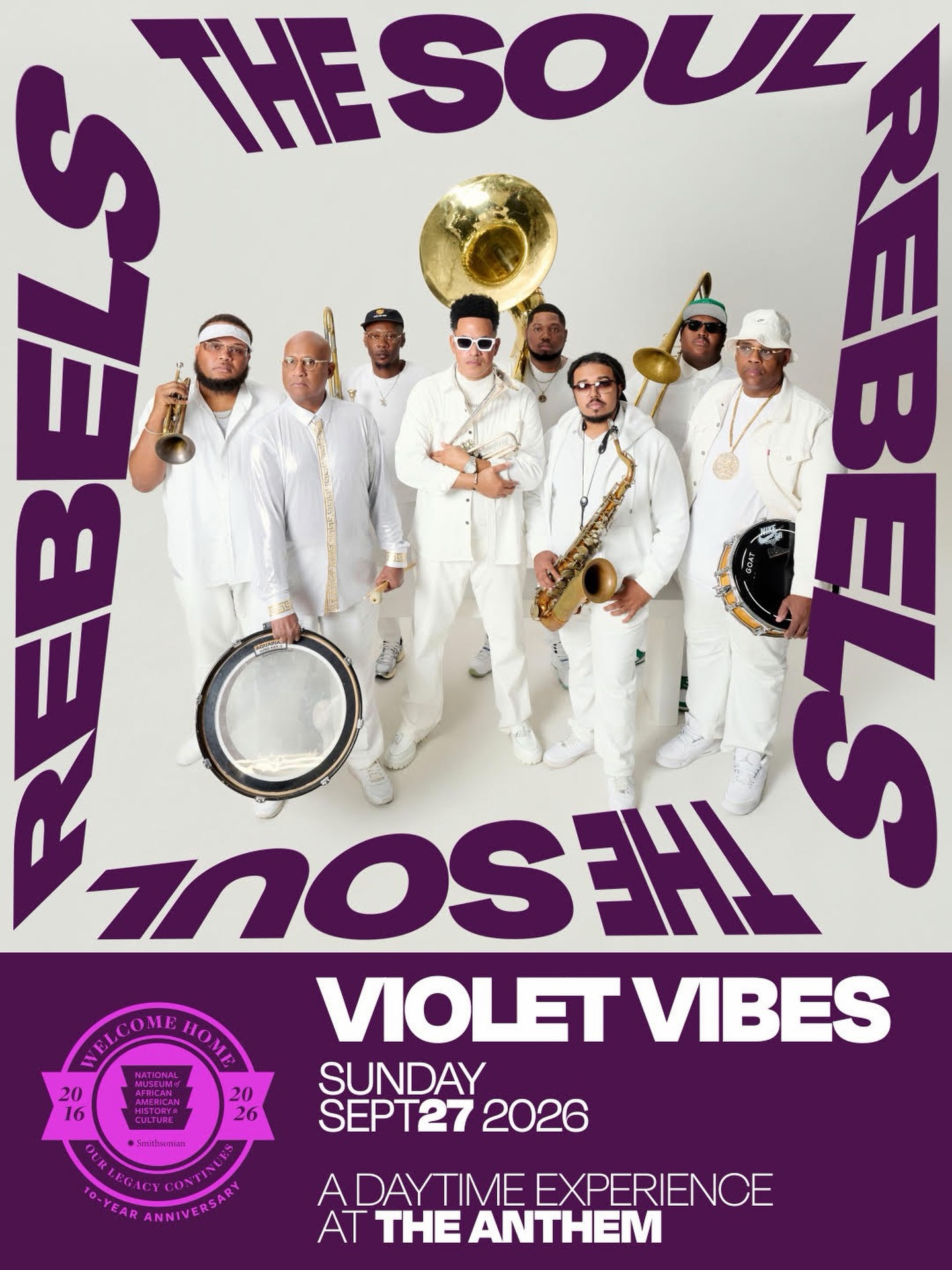 💜 September 27th for Violet Vibes, part of NMAAHC 10th
