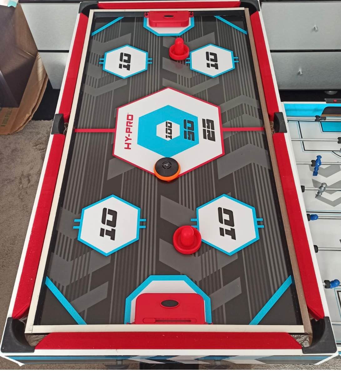 Hy-pro multi game table with Pool, Air hockey, fussball games - Multi ...