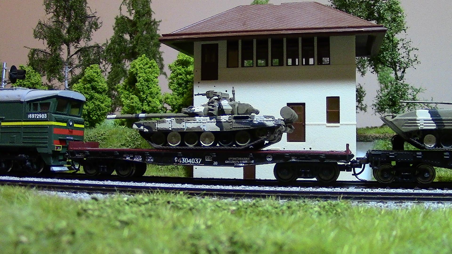 Norfolk Southern & RZD h0 scale layout