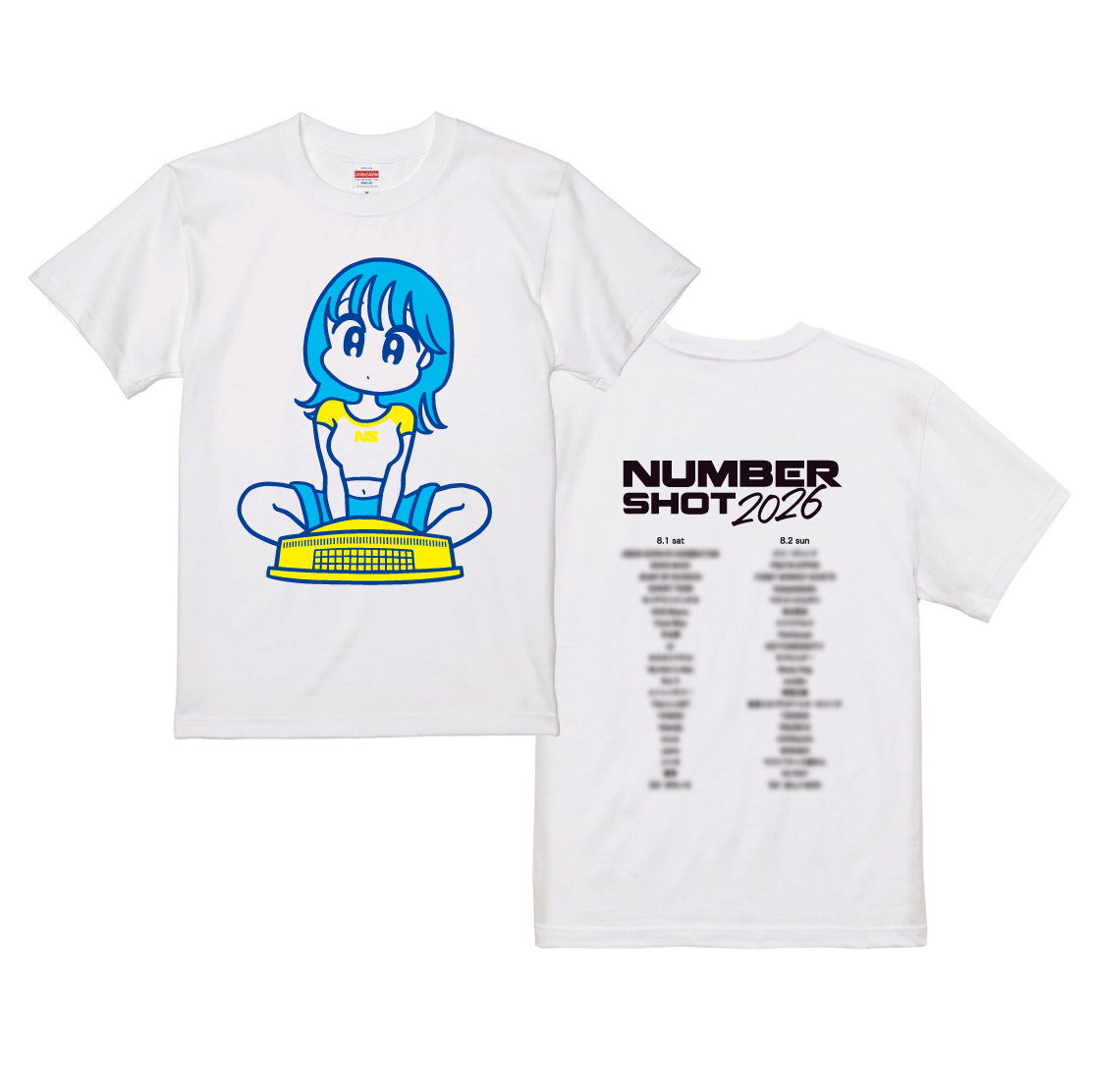 福岡NUMBER SHOT 2026 モンチッチ Tシャツ ナンバーショット ナンバー