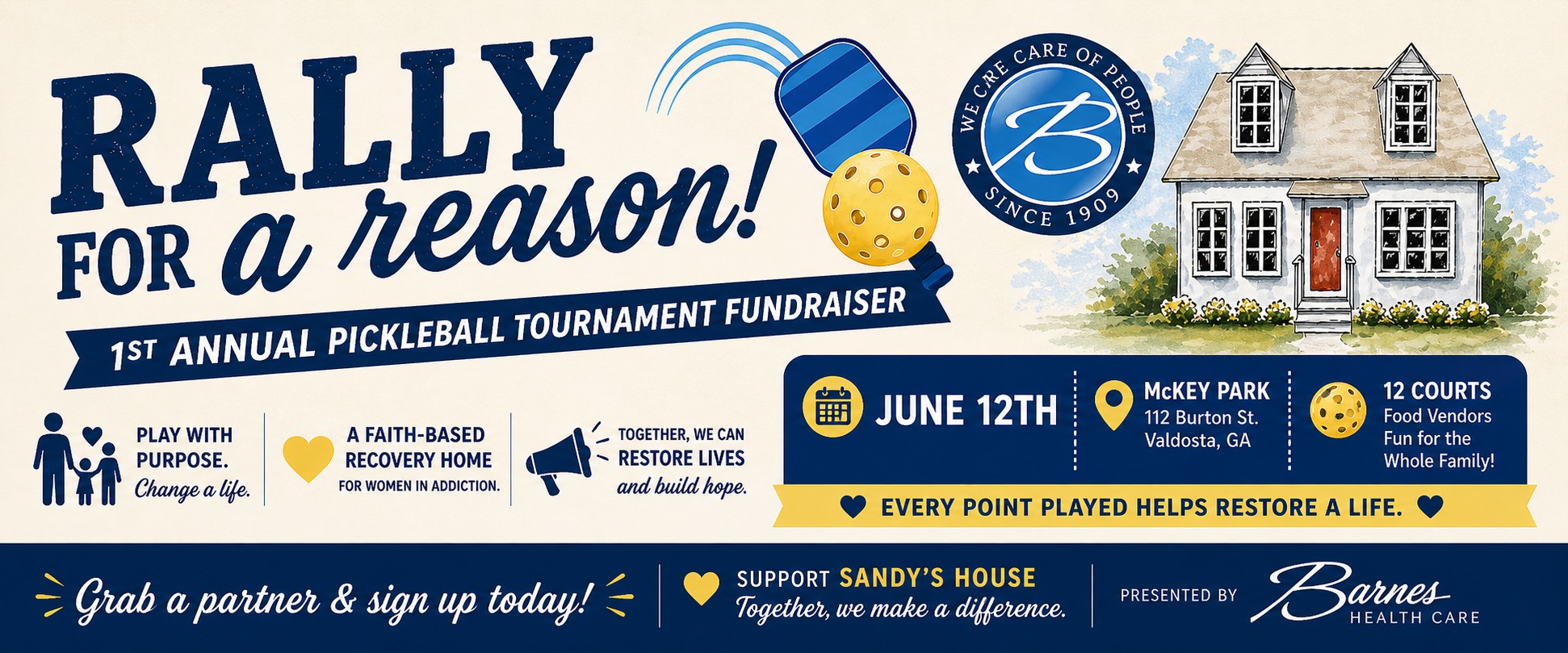 Rally for a Reason Pickleball Tournament 2026