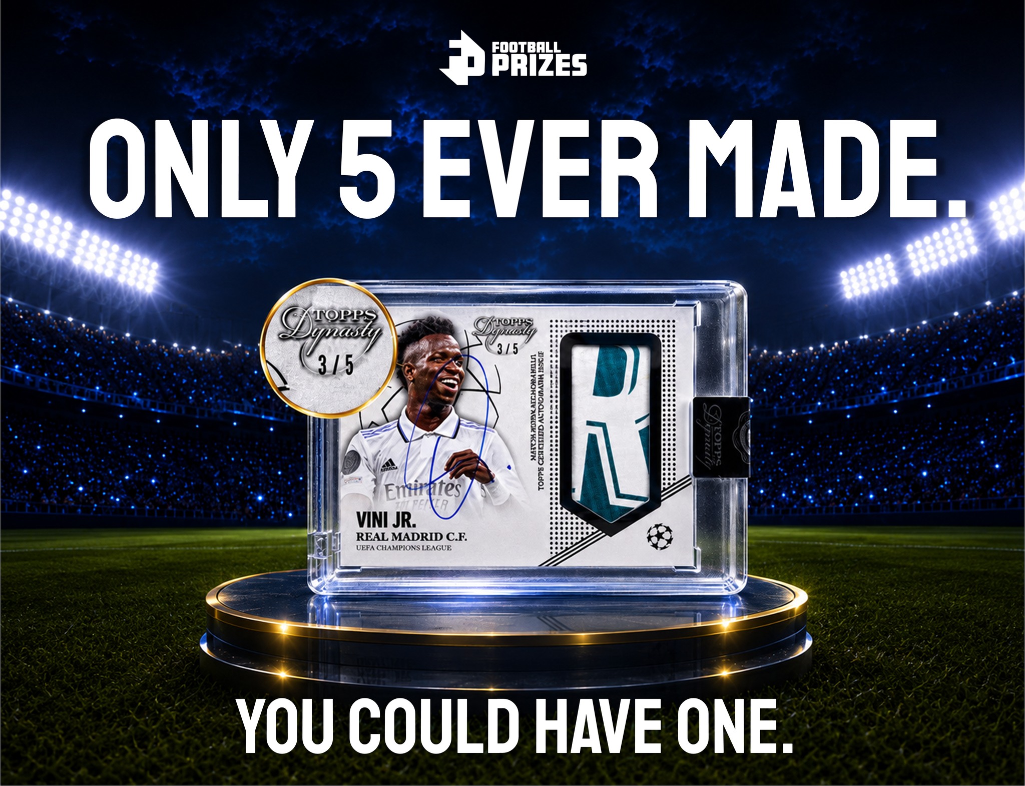 Football - ONLY 5x EVER MADE. You Could Have One. Vinicius Jr 