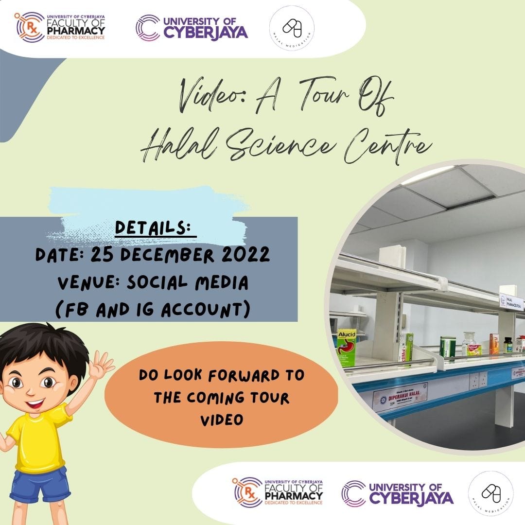 [A Tour of Halal Laboratory] Greetings, We are happy to announce that ...