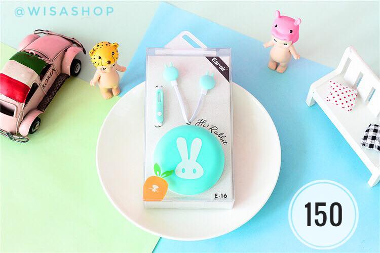 หูฟังมือถือ - 🎧หูฟัง Hi!Rabbit รุ่น E-16 #สีสันสดใสน่ารัก... | Facebook