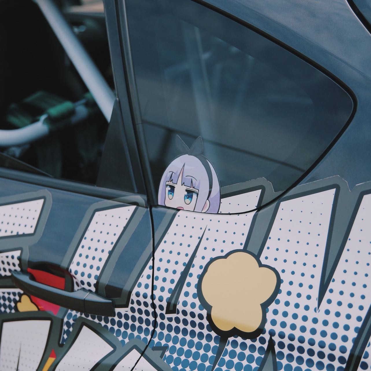 KAWAII - kf-chan peeking sticker #KAWAIIFITMENT 