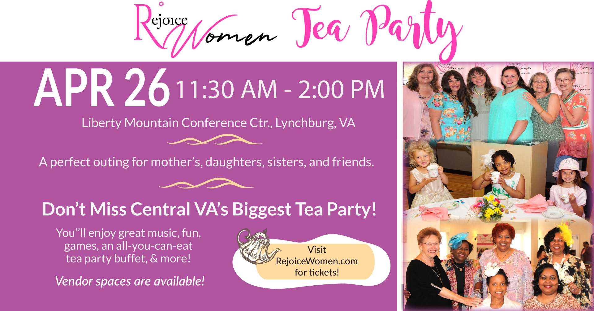Rejoice Women Tea Party
