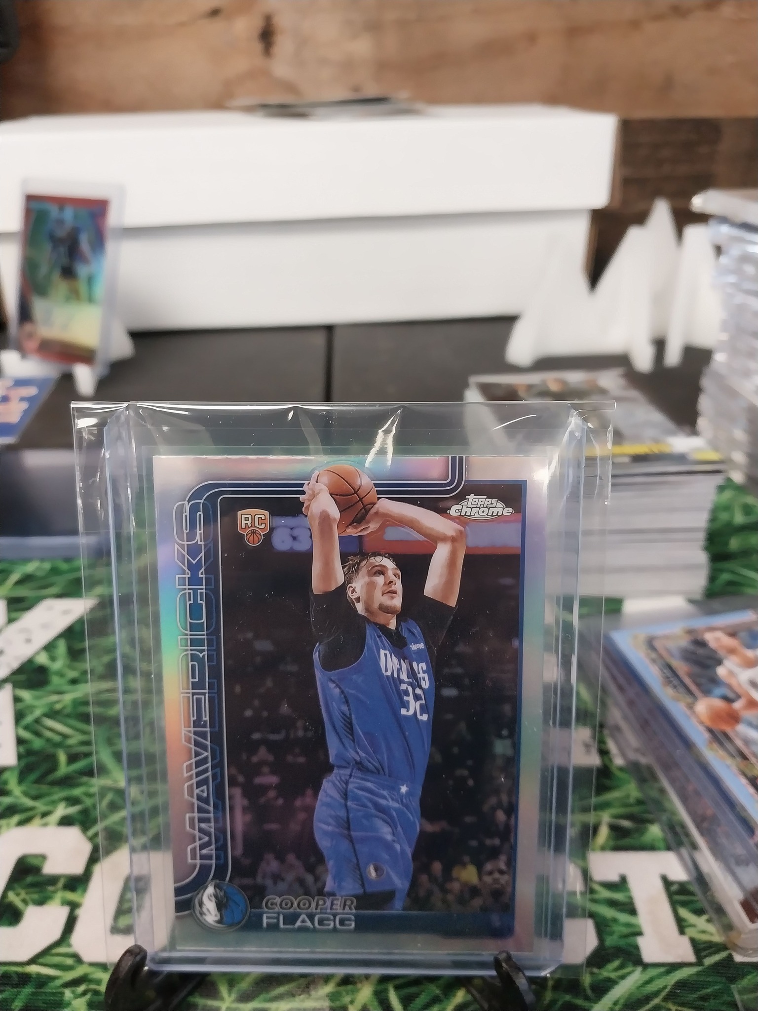 2025 Topps Chrome Cooper Flagg Refractor Rookie $250