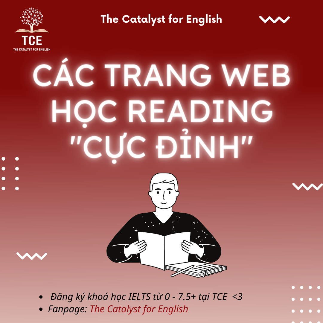 CÁC TRANG WEB HỌC READING CỰC... - The Catalyst for English