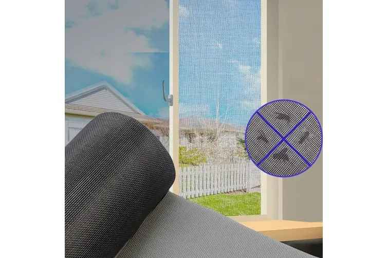 100FT / 30M Roll Insect Flywire Window Fly Screen Net Mesh Flyscreen ...