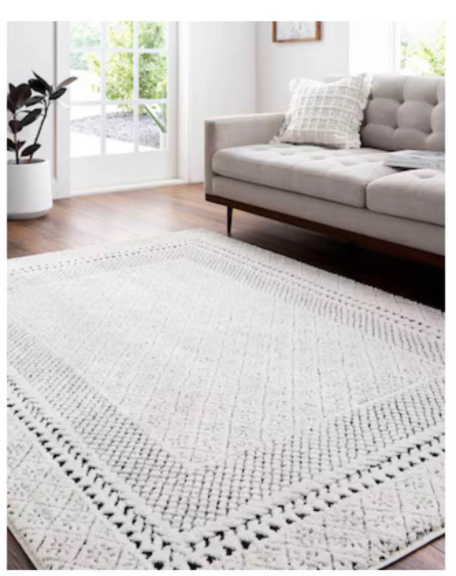 NEW!! Style Selections Lost Stone 8 x 10 Area Rug Rectangular $159.98 ...