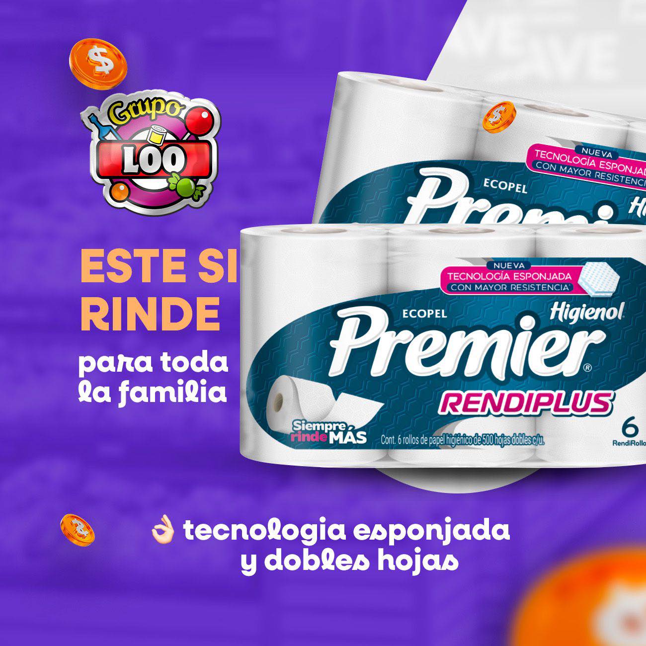 Grupo - ¡Porque tu familia merece calidad y rendimiento! 🧻 Premier ...