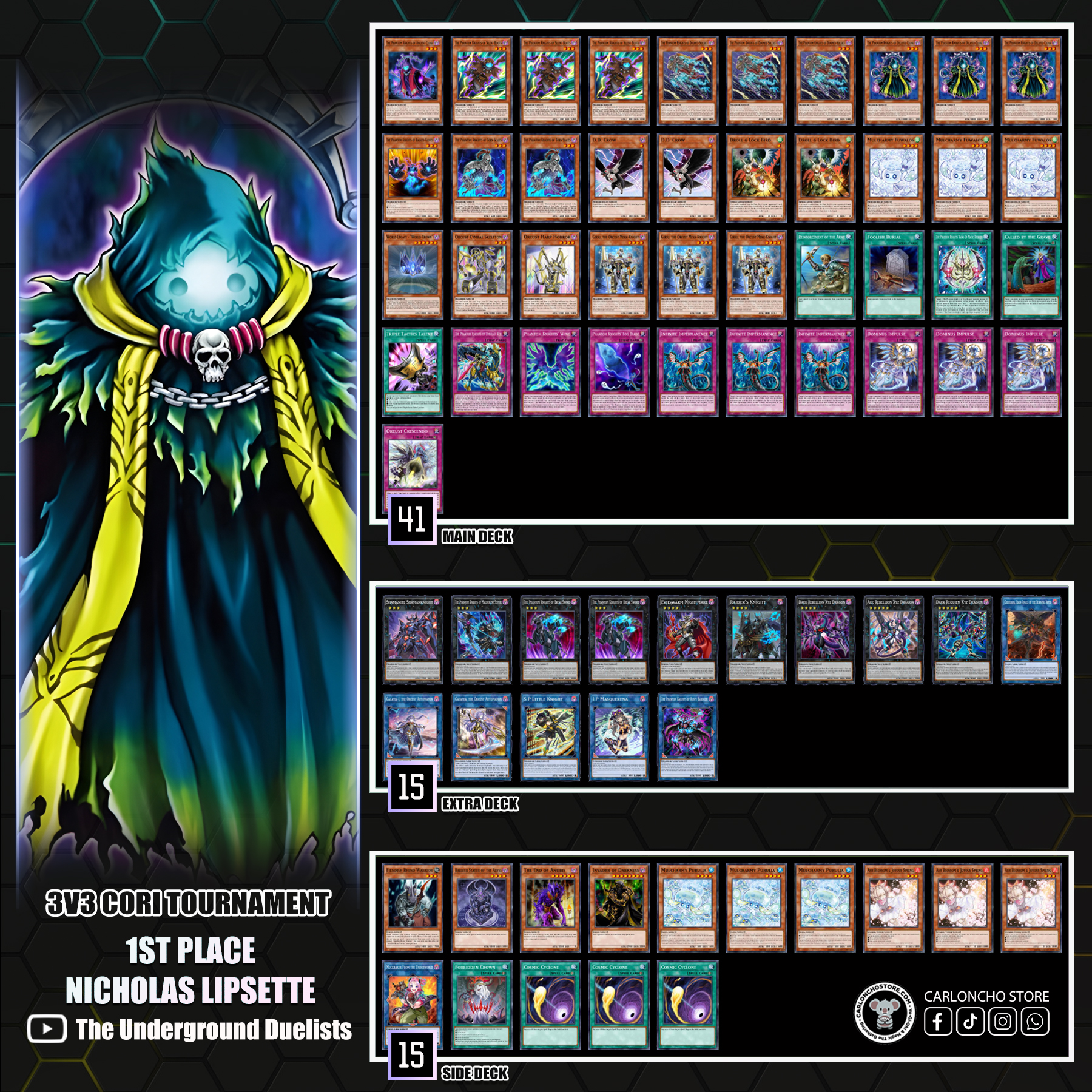 3vs3 Chaos Origins Tournament 1er Lugar: Nicholas Lipsette