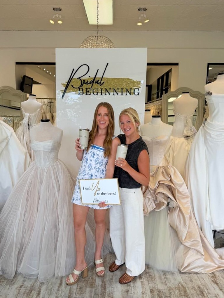 bridal beginnings bridesmaid dresses Maddie Weimer says yes to her dream wedding dress at Beginning Pittsburgh david's bridal color swatches