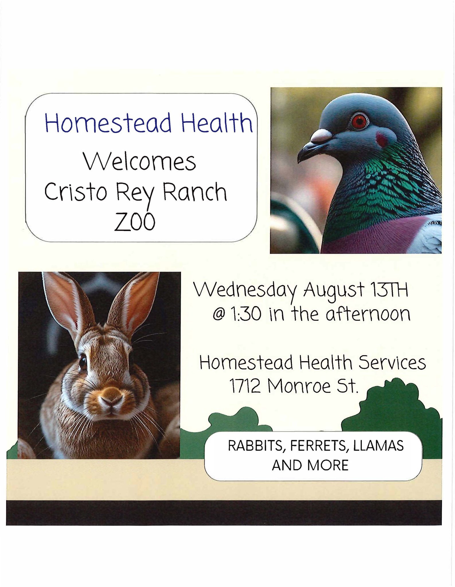 Homestead - We are excited to have Cristo Rey Ranch coming to visit at ...