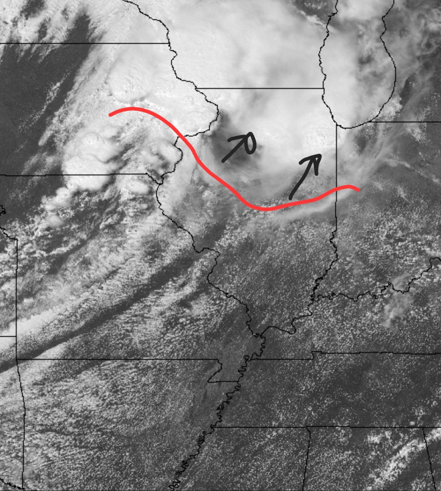 645pm: Large Supercell embedded in the squall line is capable of