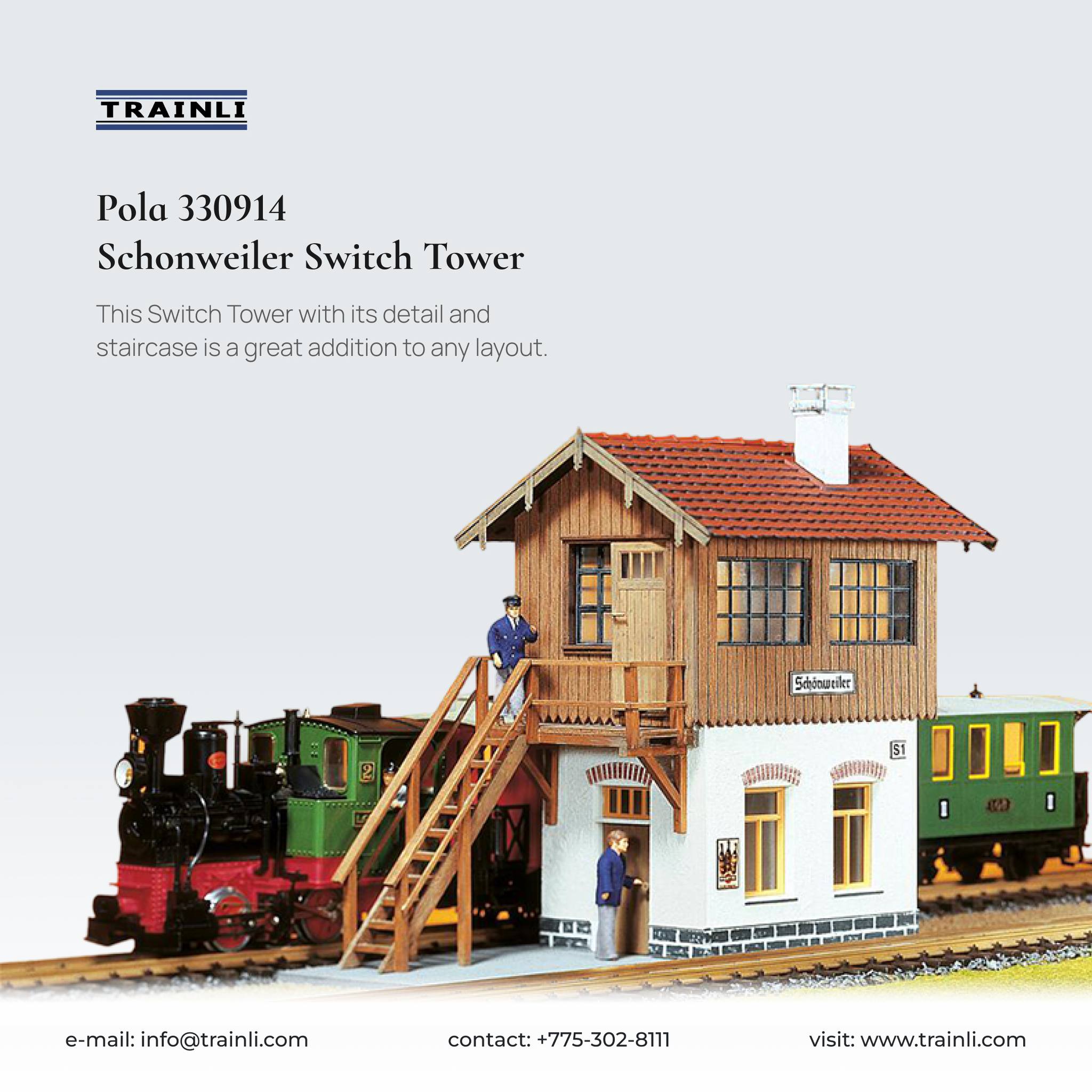 Trainli - The LGB Lehmann Rigi Duo is a timeless model cable car
