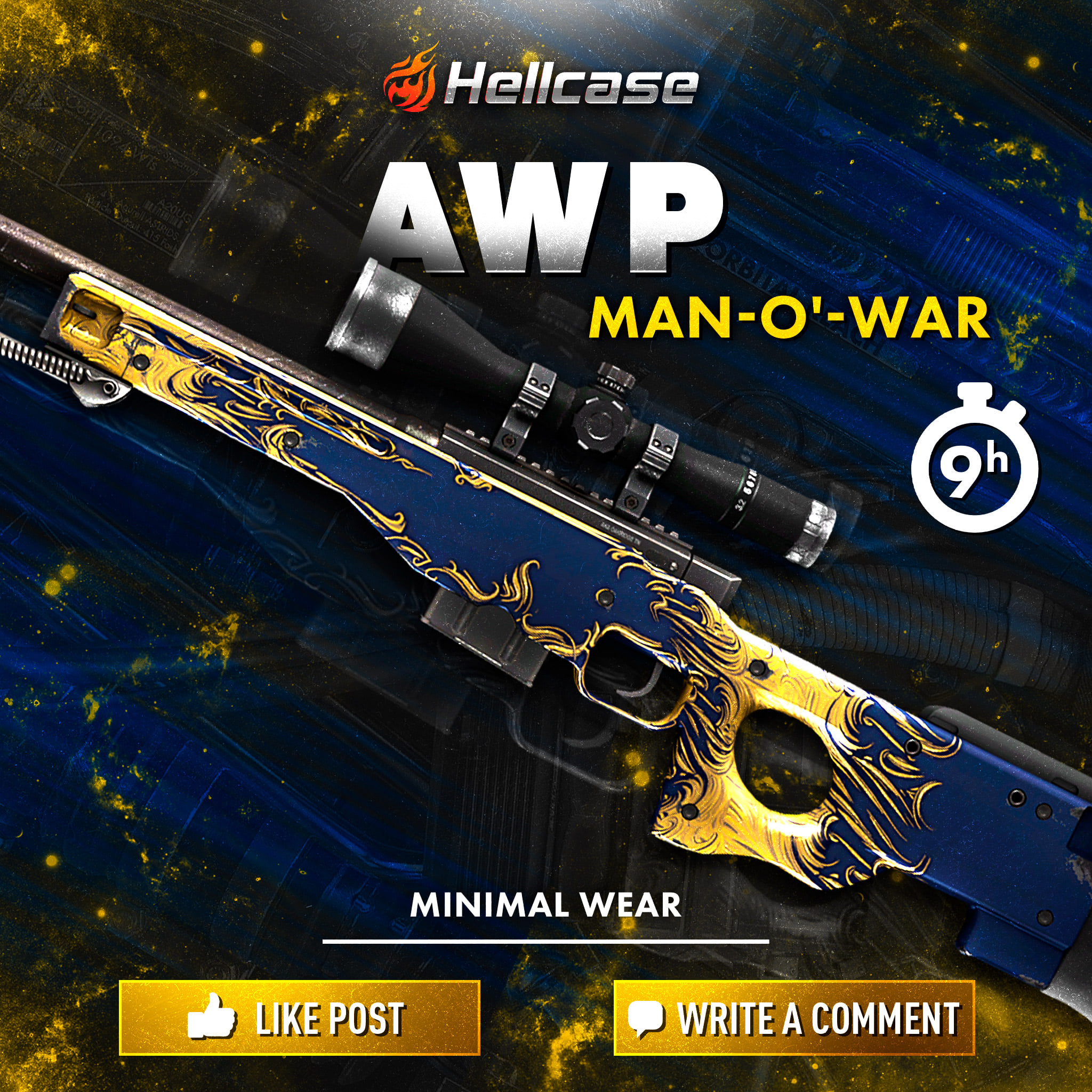CS:GO Hellcase - 🔥 Fast Giveaway: ⚡ Like Our Page And Like... | Facebook