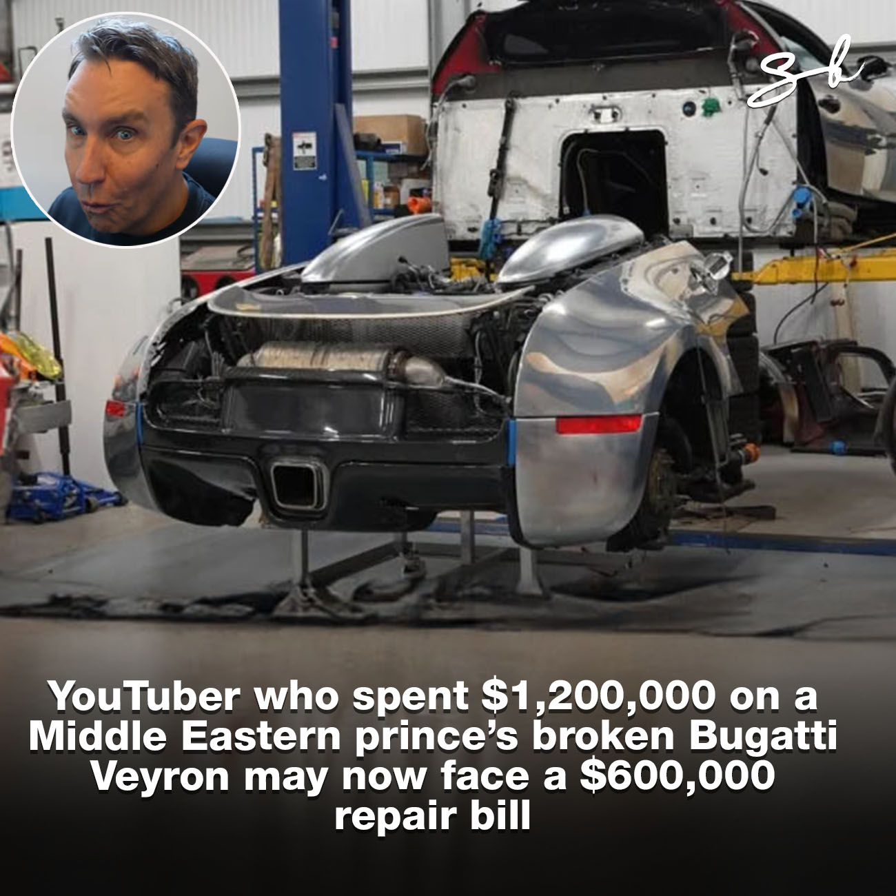He might be in deep trouble. - Supercar Blondie | Facebook