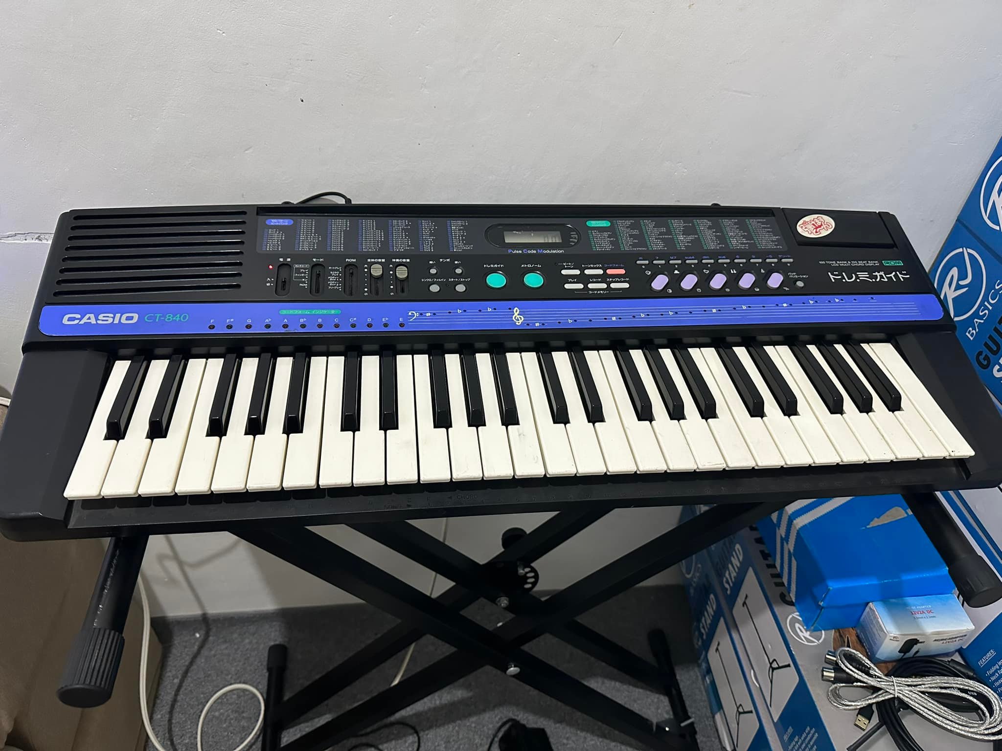 希少 レトロ CASIO Casiotone CT-808　動作良好 Casio Casiotone Ct-808 From japan 49 keys English characters Non