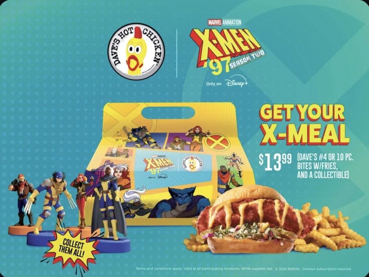This is not a drill! 🚨 Dave's Hot Chicken will have #XMen97 toys
