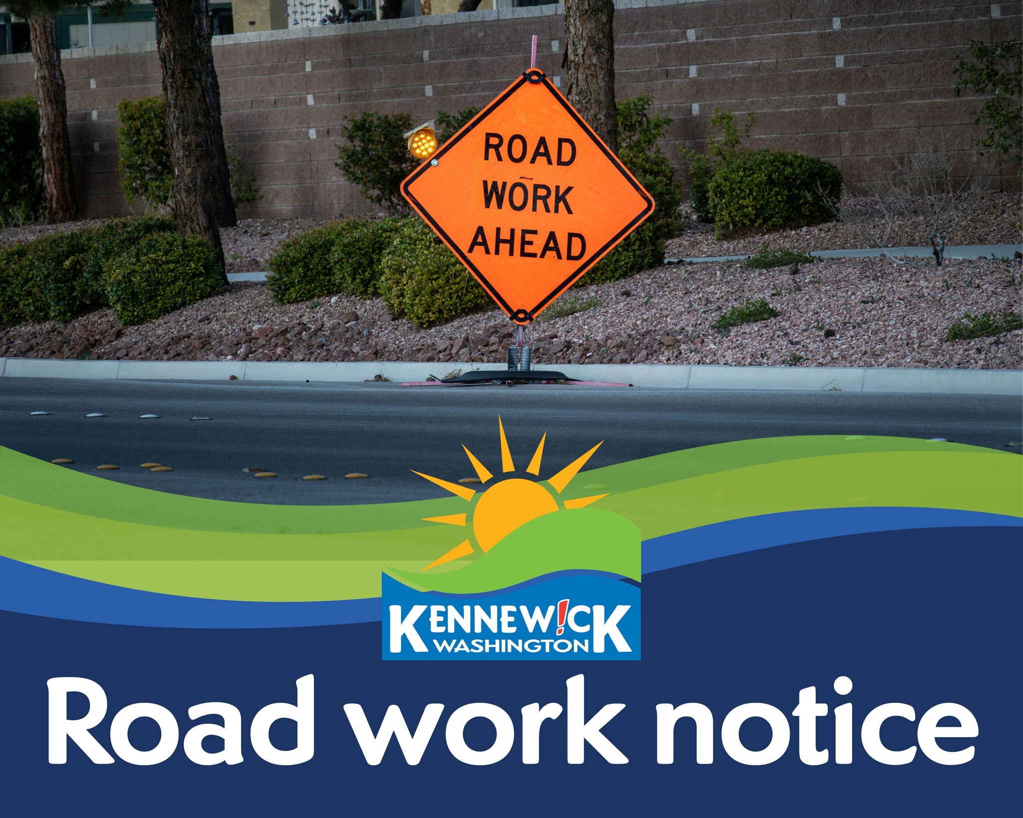 South Sherman Street road closure in Kennewick on September 24, 2026