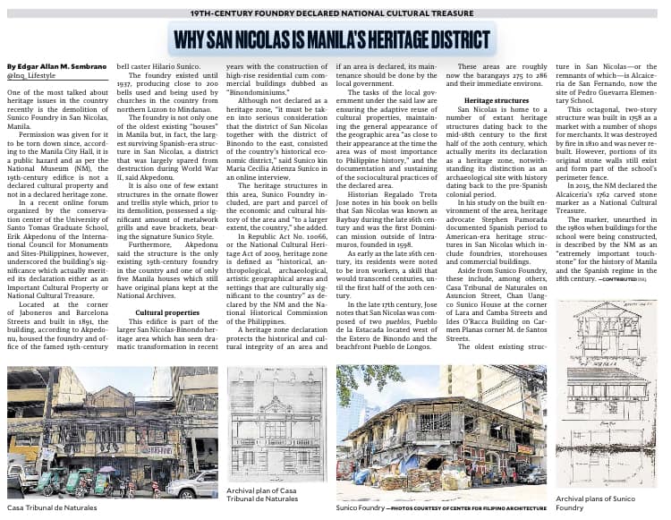 Why San Nicolas is Manila’s... - Save IDES O’Racca Building