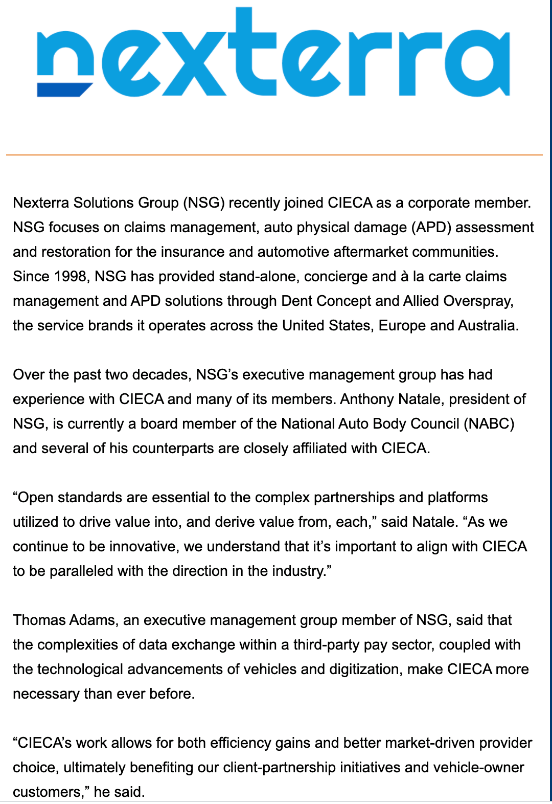 CIECA Collision Industry Electronic Commerce Association | Facebook