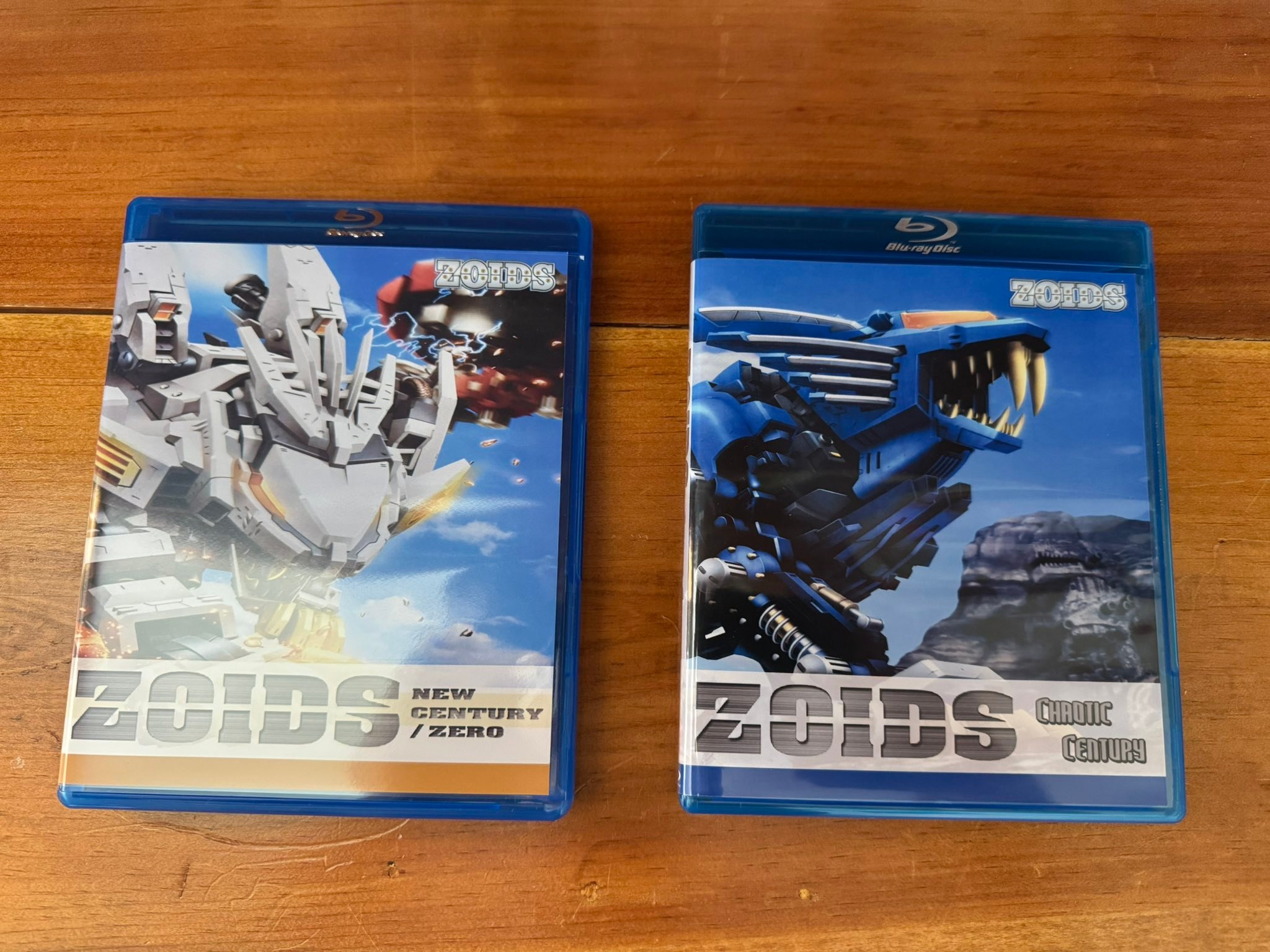 Custom Zoids Blu-ray covers with minimalist design