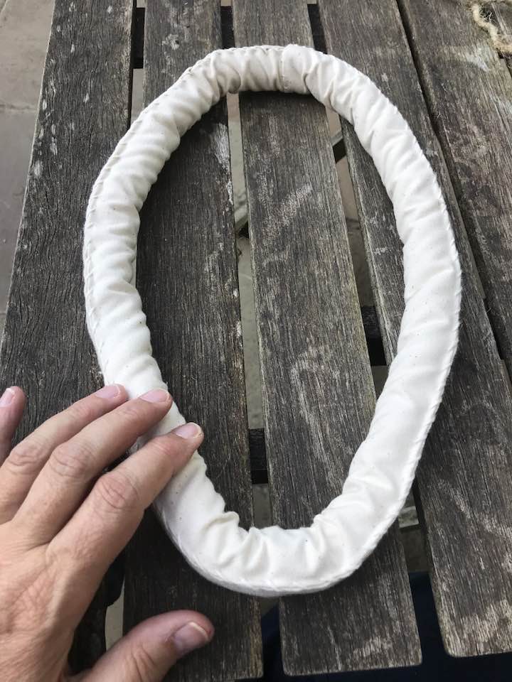 Custom Made Canvas Sacking Bottom for Rope or Peg Bed