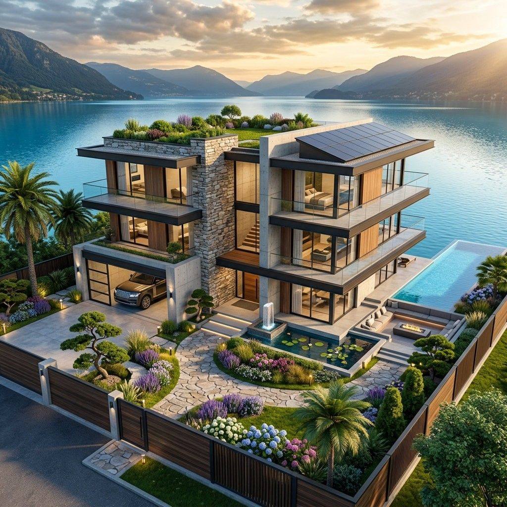 Discover this stunning home layout complete with a spacious living room ...