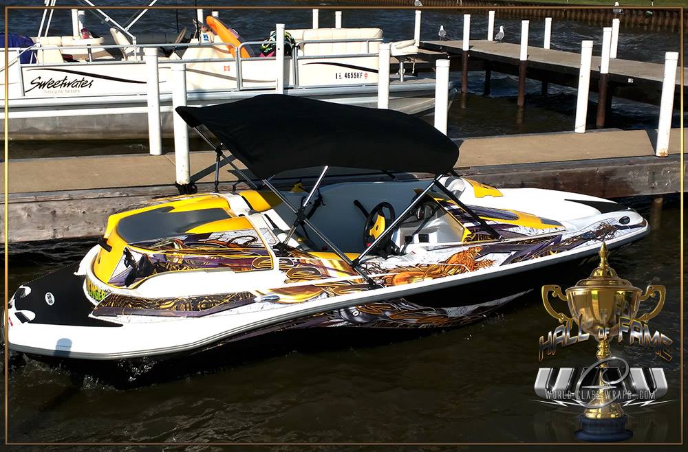 APOPHIS custom boat graphics for the... - World Class Wraps