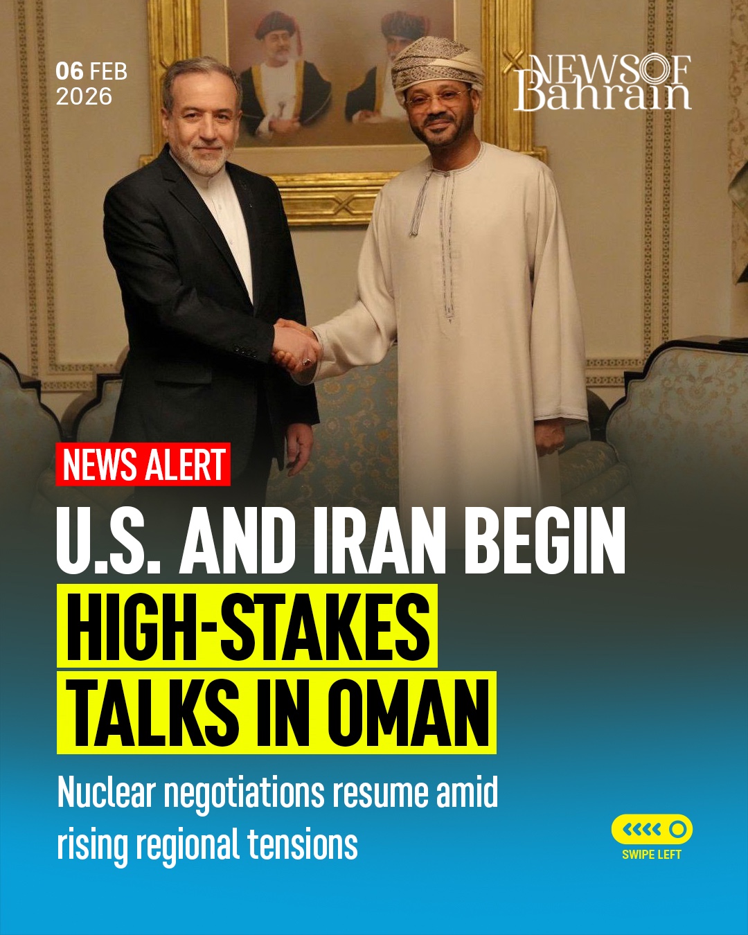 News Of Bahrain - Senior U.S. and Iranian officials have... | Facebook